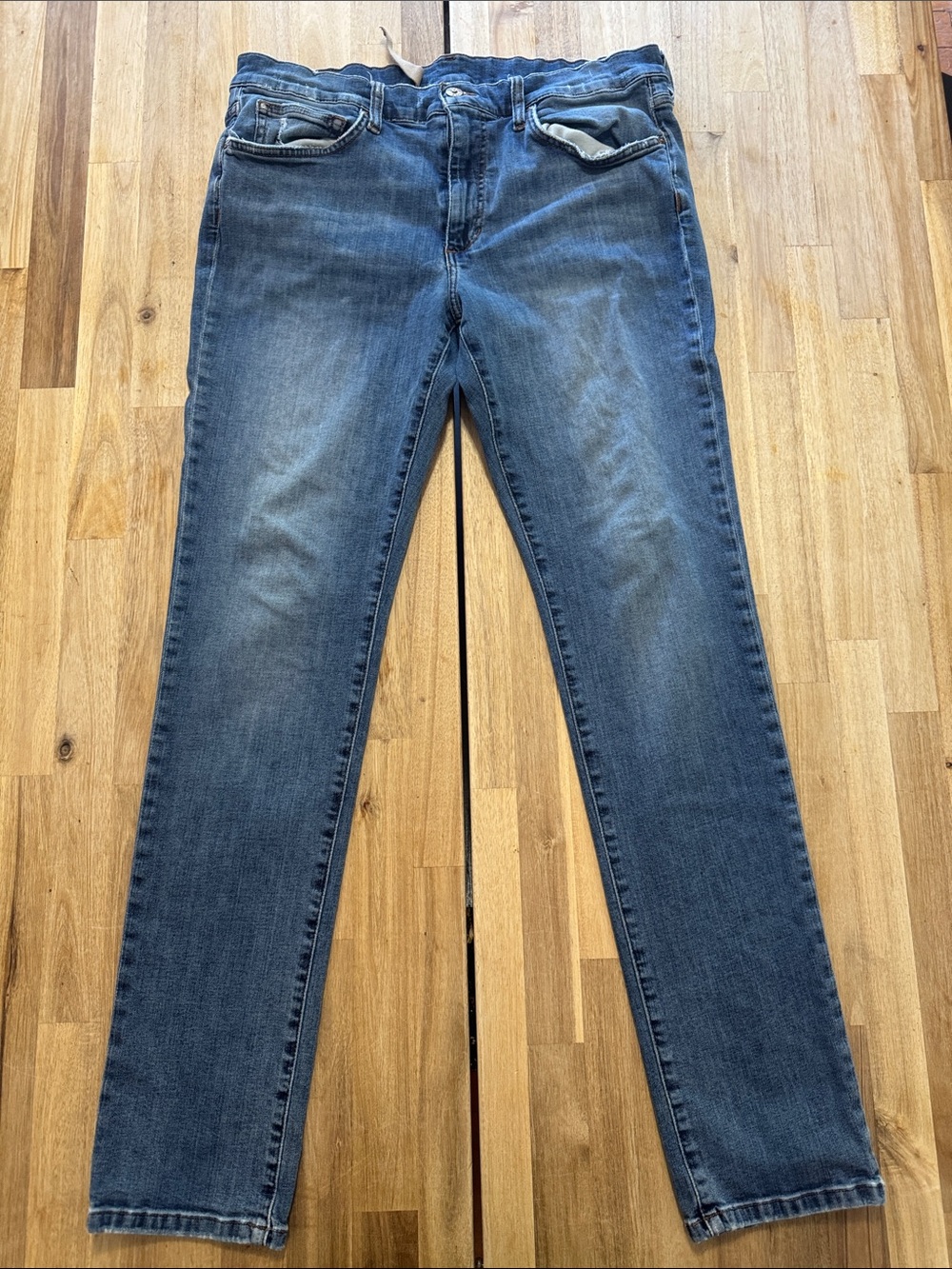 Joe's Jeans Slim Straight-Leg Jeans in Medium Blue Wash